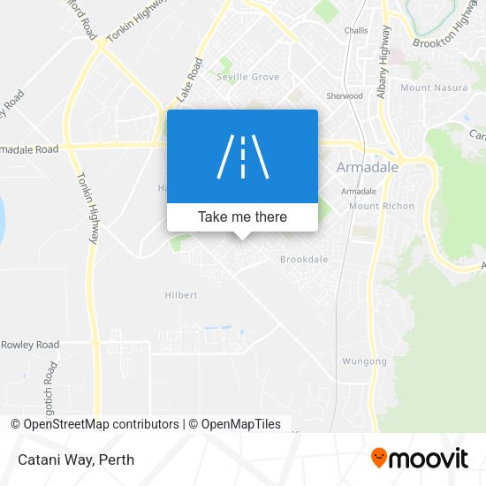 Catani Way map