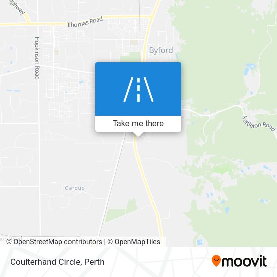 Coulterhand Circle map