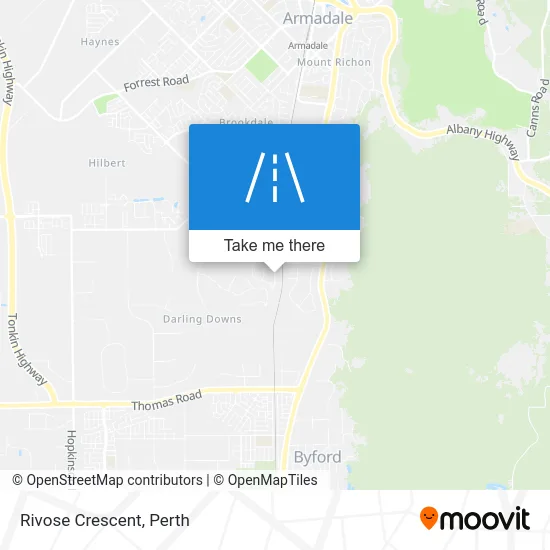 Mapa Rivose Crescent