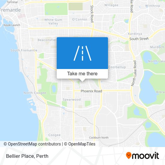 Bellier Place map
