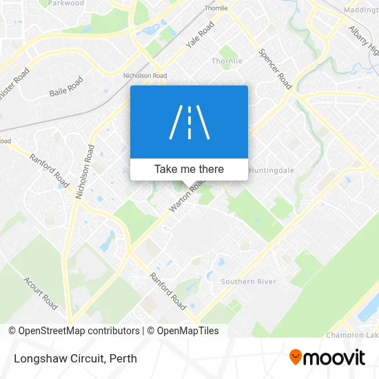 Mapa Longshaw Circuit