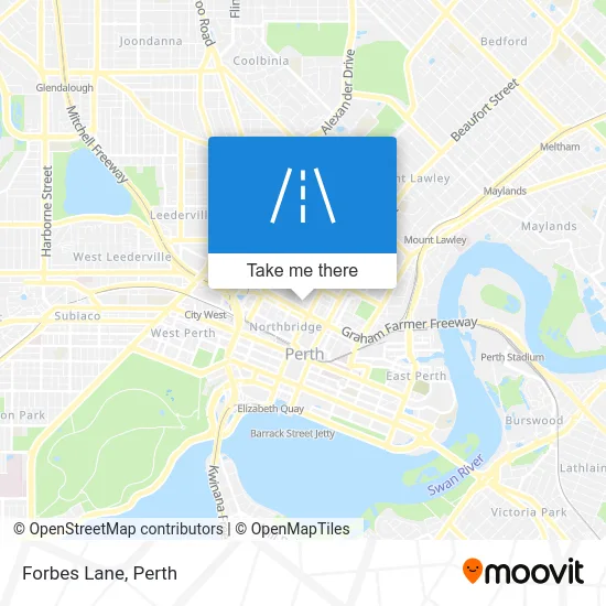Mapa Forbes Lane