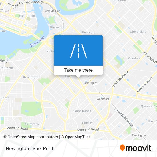 Newington Lane map