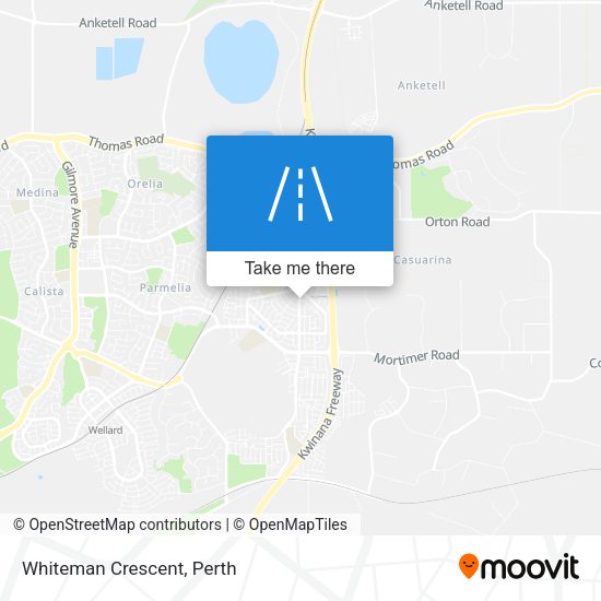 Whiteman Crescent map