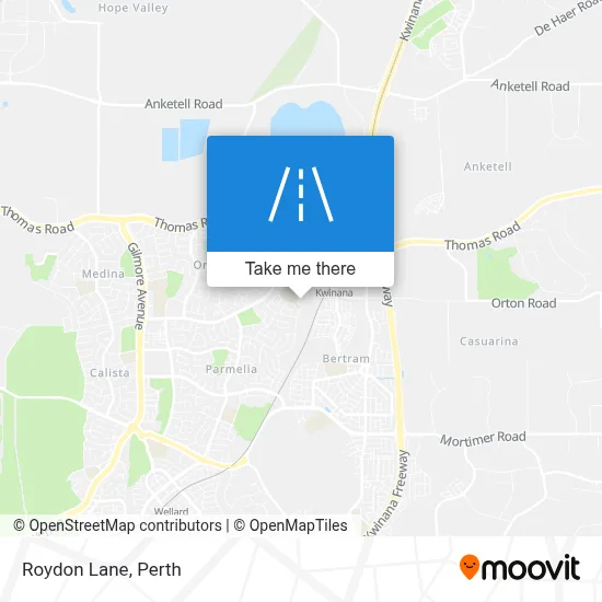 Mapa Roydon Lane