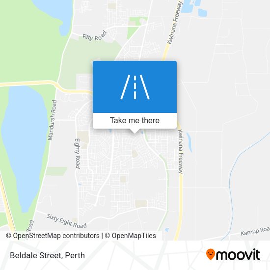 Beldale Street map