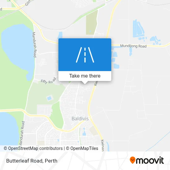 Mapa Butterleaf Road