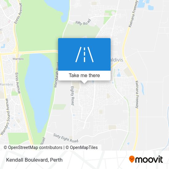 Kendall Boulevard map