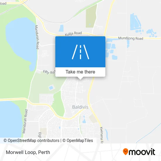 Mapa Morwell Loop