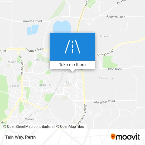 Mapa Tain Way