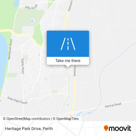 Heritage Park Drive map