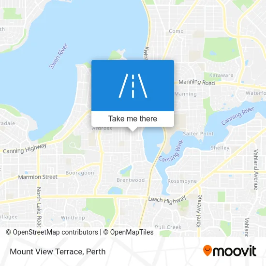 Mapa Mount View Terrace