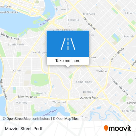 Mazzini Street map