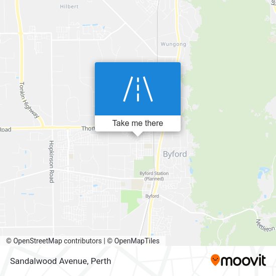 Sandalwood Avenue map