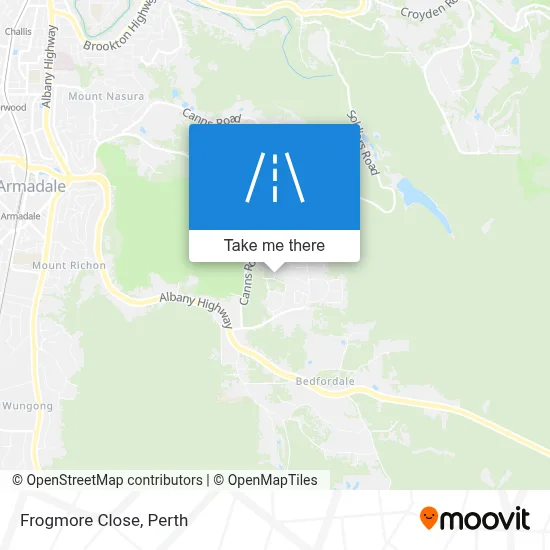 Mapa Frogmore Close