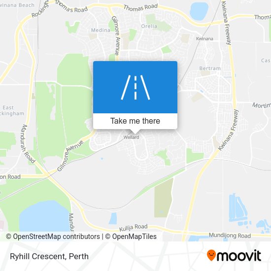 Ryhill Crescent map