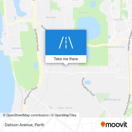 Dalison Avenue map