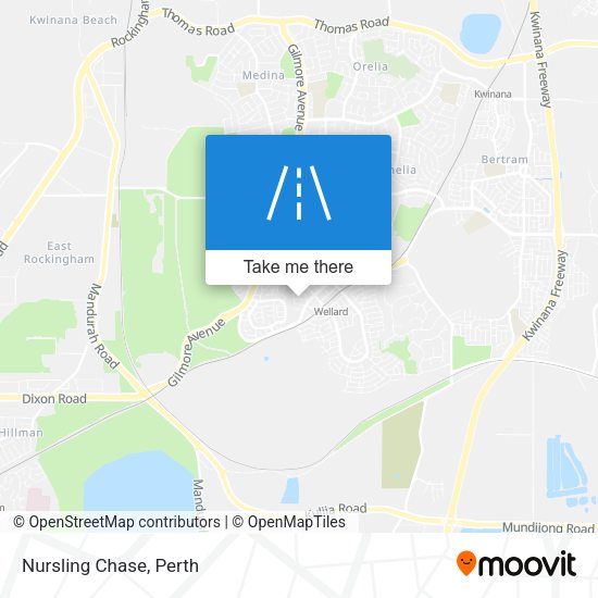 Nursling Chase map