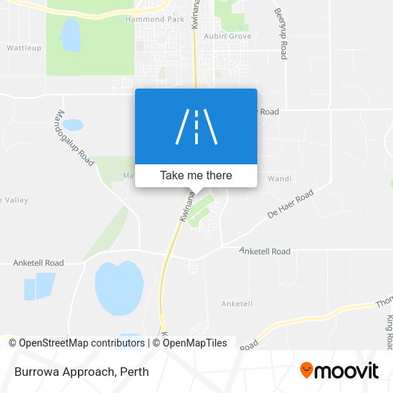 Burrowa Approach map