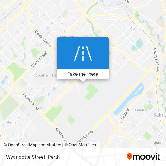 Wyandotte Street map
