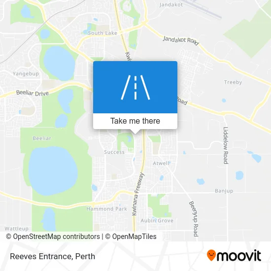 Mapa Reeves Entrance