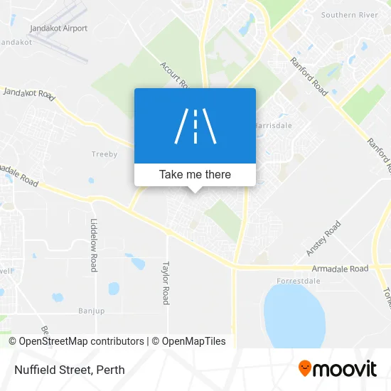 Mapa Nuffield Street