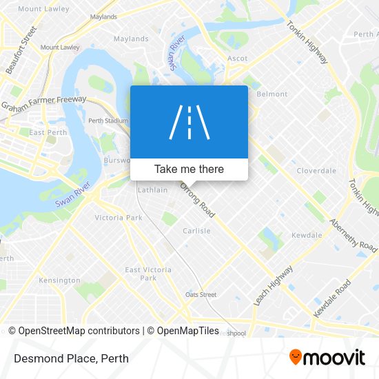 Desmond Place map