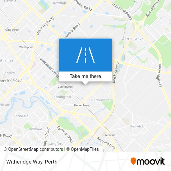 Witheridge Way map