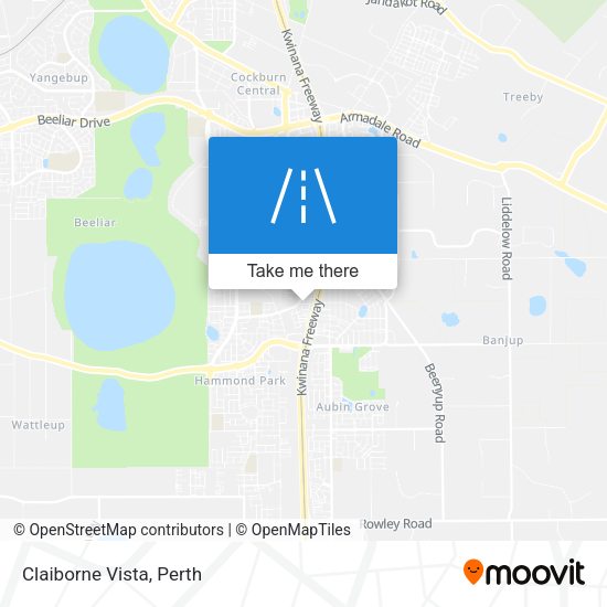 Claiborne Vista map