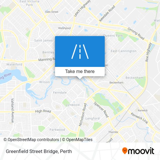 Greenfield Street Bridge map