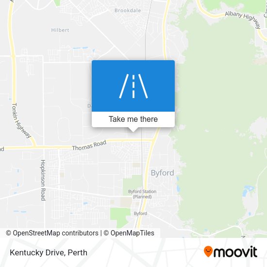 Kentucky Drive map