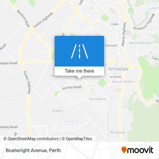 Boatwright Avenue map