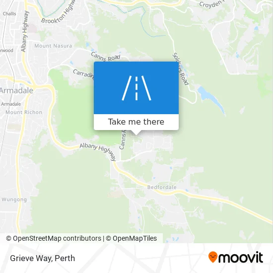 Mapa Grieve Way