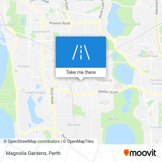 Magnolia Gardens map