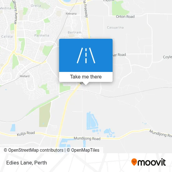 Mapa Edies Lane