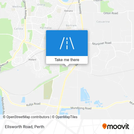 Mapa Ellsworth Road