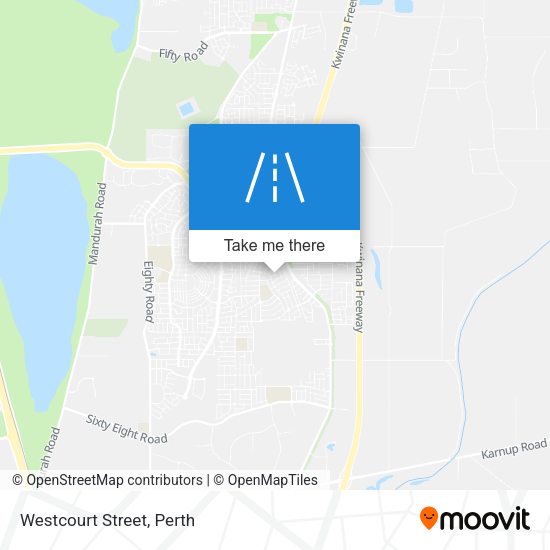 Westcourt Street map