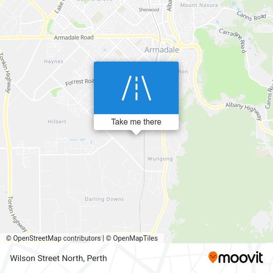 Wilson Street North map