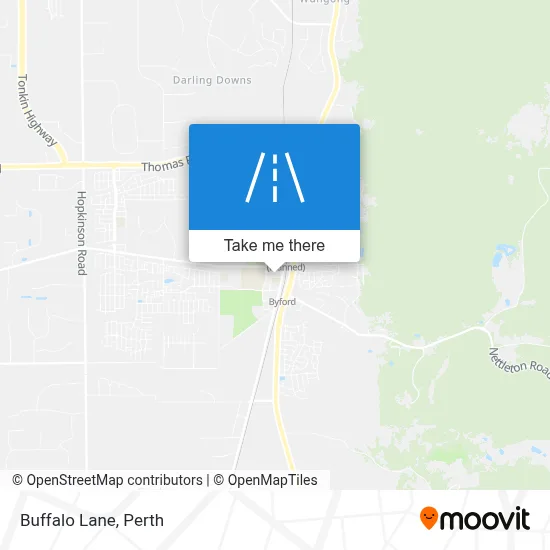Mapa Buffalo Lane