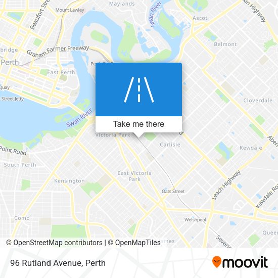 96 Rutland Avenue map