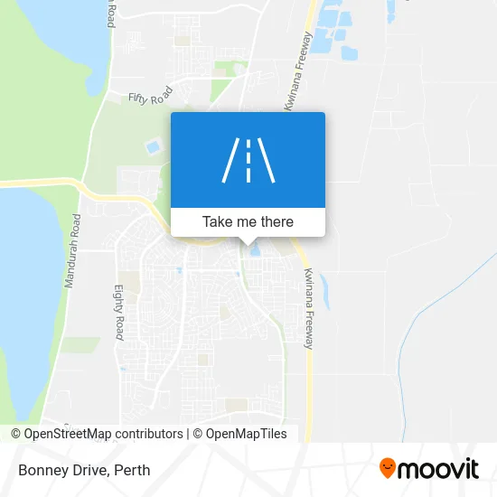 Mapa Bonney Drive