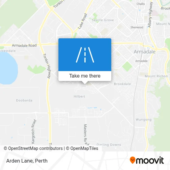 Mapa Arden Lane