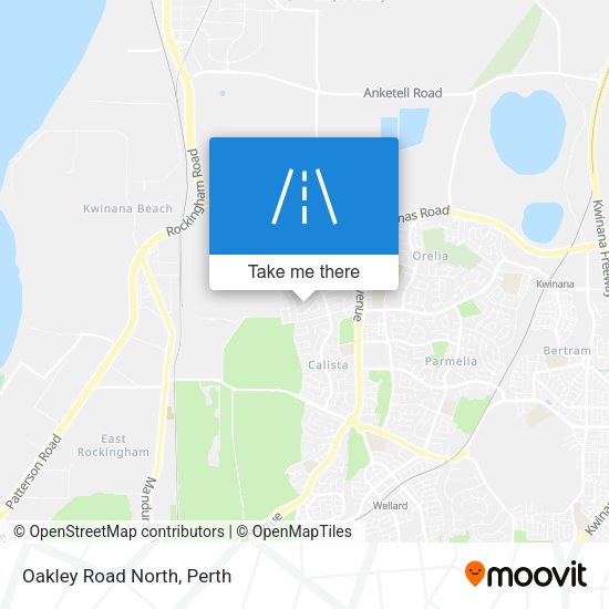 Oakley Road North map