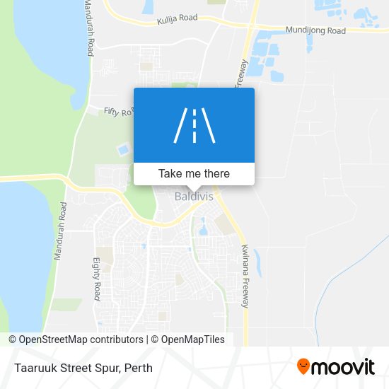 Taaruuk Street Spur map