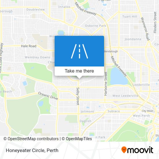 Honeyeater Circle map