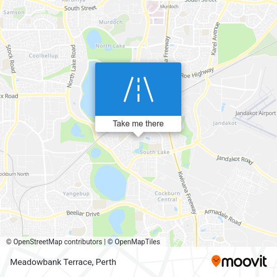 Meadowbank Terrace map