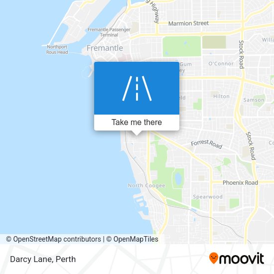 Darcy Lane map