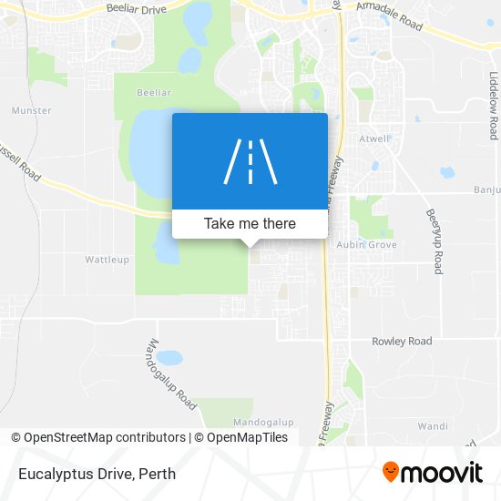 Eucalyptus Drive map