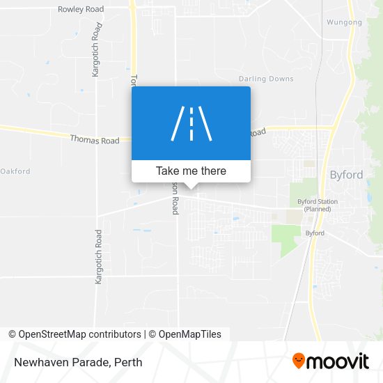 Newhaven Parade map