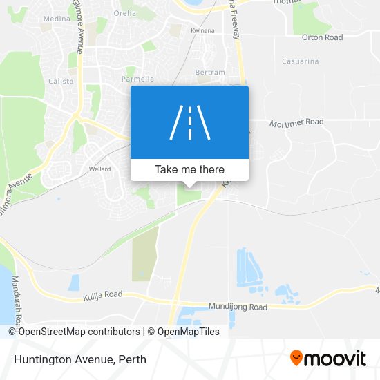 Huntington Avenue map